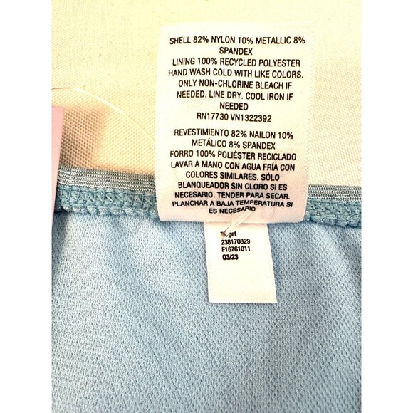 Wild fable 2 Pc Bikini Blue shimmer M 8/10 Mermaidcore Holographic Glam fairy - Picture 8 of 10